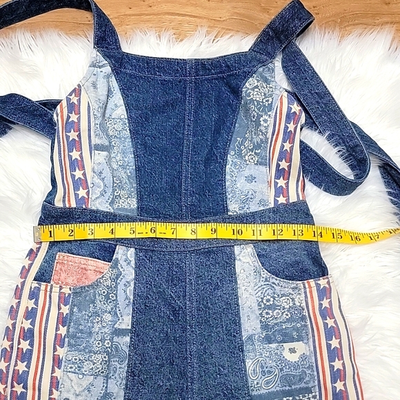 NWOT | Free People We The Free | Dallas Americana Denim Jumpsuit - Picture 9 of 14
